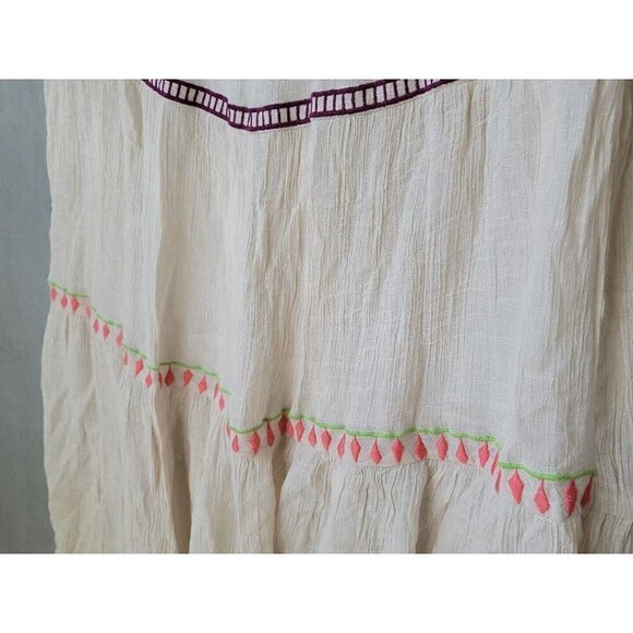 Flying Tomato Embroidered Boho Strapless Maxi Lined Dress Women’s Size S/M, GUC! - Picture 9 of 11